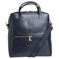 Exacompta Laptop-Rucksack Lady Exactive Leder blau bis...