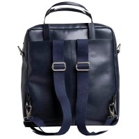Exacompta Laptop-Rucksack Lady Exactive Leder blau bis 35,6 cm (14 Zoll)