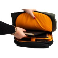 Exacompta Laptop-Rucksack Exactive Young Kunstfaser grün bis 39,6 cm (15,6 Zoll)