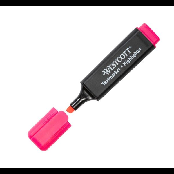 WESTCOTT Textmarker pink, 1 St.