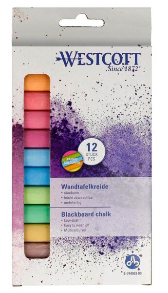 WESTCOTT Kreide farbsortiert 12 St.
