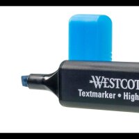 WESTCOTT Textmarker blau, 1 St.