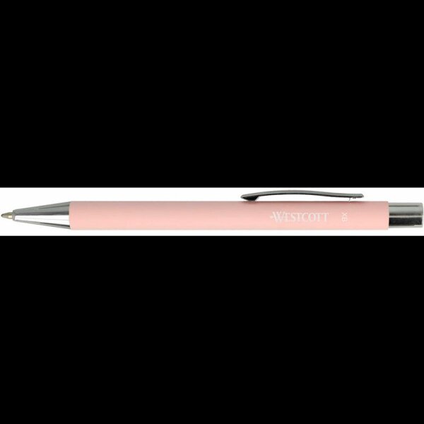 WESTCOTT Kugelschreiber XB-Primesoft rosa, Schreibfarbe: blau, 1 St.