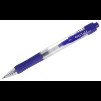 WESTCOTT Gelschreiber transparent/blau 0,4 mm,...