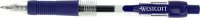 WESTCOTT Gelschreiber transparent/blau 0,4 mm,...