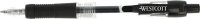 WESTCOTT Gelschreiber transparent/schwarz 0,4 mm, Schreibfarbe: schwarz, 1 St.