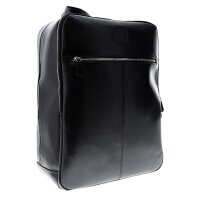 Exacompta Laptop-Rucksack Exactive Leder schwarz