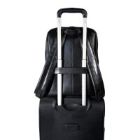 Exacompta Laptop-Rucksack Exactive Leder schwarz