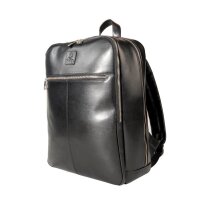 Exacompta Laptop-Rucksack Exactive Leder schwarz