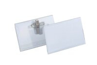 DURABLE Namensschilder mit Kombiklemme 9,0 x 5,4 cm, 50 St.
