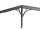 Garden Pleasure Sitzgruppe Ventana, schwarz Kunststoff, Metall, 3-teilig  ( 304723 )
