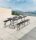 Garden Pleasure Sitzgruppe Ventana, schwarz Kunststoff, Metall, 3-teilig  ( 304723 )