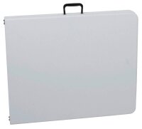 Garden Pleasure Gartentisch Mufaro schwarz, weiß rechteckig 244,0 x 76,0 x 72,0 cm