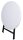 Garden Pleasure Gartentisch Mufaro schwarz, weiß rund 80,0 x 80,0 x 73,5 cm