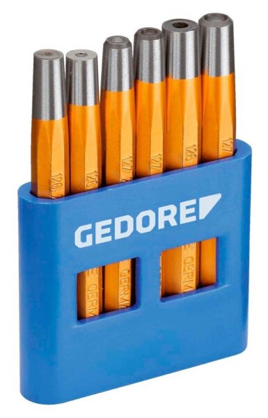 GEDORE 125 B Nietzieher-Satz flach 6-teilig