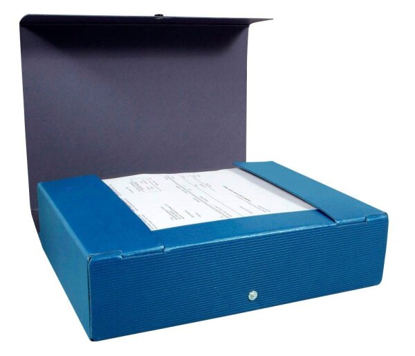 ELBA Heftbox 8,5 cm blau, 1 St.