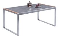 Garden Pleasure Gartentisch Ava grau rechteckig 160,0 x...