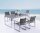 Garden Pleasure Gartentisch Ava grau rechteckig 160,0 x 90,0 x 74,0 cm