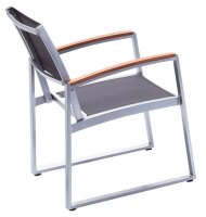 Garden Pleasure Sitzgruppe Ava, silber Kunststoff,...
