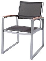 Garden Pleasure Sitzgruppe Ava, silber Kunststoff, Metall, 5-teilig