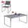 Garden Pleasure Sitzgruppe Ava, silber Kunststoff, Metall, 5-teilig