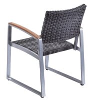 Garden Pleasure Sitzgruppe Ava, silber Kunststoff,...