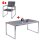 Garden Pleasure Sitzgruppe Ava, silber Kunststoff, Metall, 5-teilig