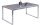 Garden Pleasure Sitzgruppe Ava, silber Kunststoff, Metall, 5-teilig