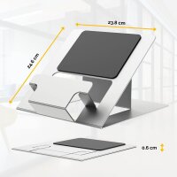 Fellowes Laptop-Ständer Hylyft silber