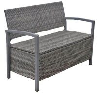 Garden Pleasure Gartenbank Ferrara 970303 dunkelgrau...
