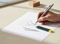 FABER-CASTELL SUPER-POLYMER Feinminen-Bleistiftminen schwarz B 0,7 mm, 12 St.