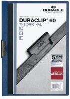 DURABLE Klemmhefter DURACLIP dunkelblau, 25 St.