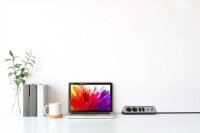 brennenstuhl estilo 4-fach Steckdosenleiste 2,0 m silber mit USB-Buchse