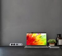 brennenstuhl estilo 4-fach Steckdosenleiste 2,0 m silber mit USB-Buchse