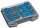 GEDORE 1101-570500 Locheisen-Set spitz, flach, kegelförmig 18-teilig