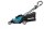 makita DLM432PT2 Akku-Rasenmäher 18,0 V für bis zu 575 m², mit 2 Akkus
