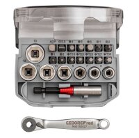 GEDOREred Steckschlüssel-Satz mit Bits R49005023...