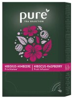 pure Hibiskus-Himbeere Früchtetee Tee 25 Portionen