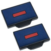 trodat Ersatzstempelkissen 6/56/2 blau/rot 5,6 x 3,3 cm,...