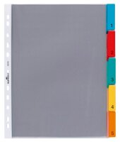 DURABLE Ordnerregister DIN A4 Vollformat, Überbreite...