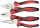GEDOREred Zangen-Set 3301155, Länge: 18,0, 16,0, 20,0 cm, 3-tlg., 1 Set