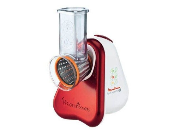 Moulinex Fresh Express Plus elektrische Reibe weiß/rot 200 W