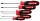 GEDOREred Schraubenausdreher-Set R38402006 3301272 6-teilig