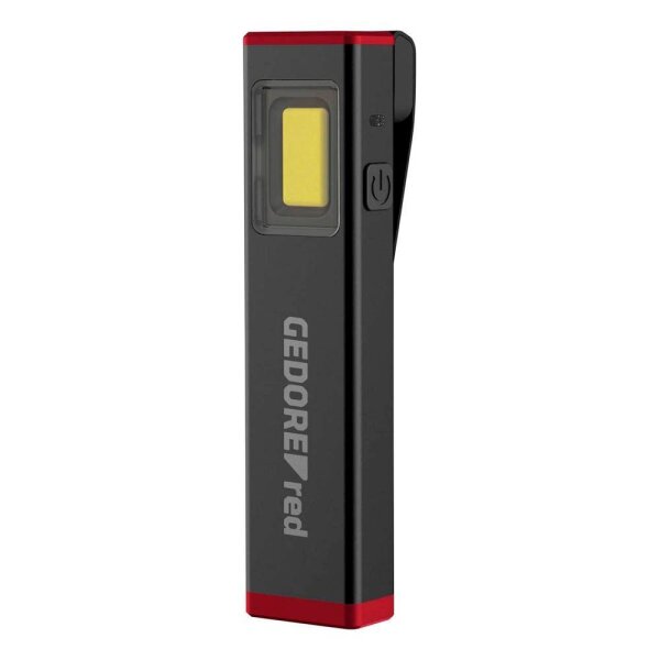 GEDOREred R95700089 LED Handleuchte schwarz 8,9 cm, 600 mAh, 1 St.