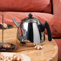 bredemeijer Teekanne Classic silber, schwarz 1,2 l, 1 St.