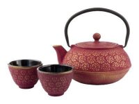 bredemeijer Tee-Set Shanghai rot 0,6 l 4-tlg., 1 Set