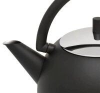bredemeijer Teekanne Saturn schwarz, silber 1,2 l, 1 St.