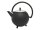bredemeijer Teekanne Saturn schwarz, silber 1,2 l, 1 St.