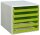 M&M Schubladenbox  lindgrün 30050931, DIN A4 mit 5 Schubladen, 1 St.