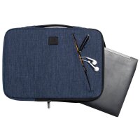 Exacompta Laptophülle Business Kunstfaser blau bis...